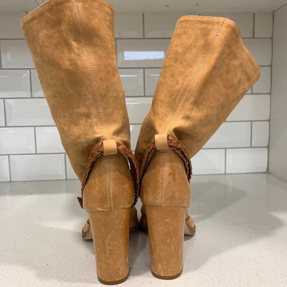 ⭐HOST PICK⭐💖LATITUDE FEMME Open Toe Italian Boots NWOT - Picture 5 of 10